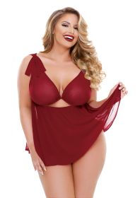 Ruby Babydoll & Panty Xl/Xxl