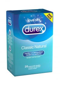 Classic Natural - 20 condoms