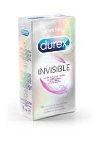 Invisible Extra Lube - 10 condoms