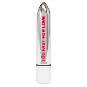 Motley Crue - Too Fast For Love 10 Function Bullet Vibrator Silver