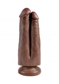 7 Inch Two Cocks One Hole - Brown