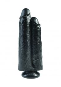 9 Inch Two Cocks One Hole - Black