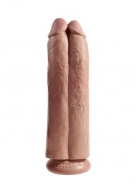 11 Inch Two Cocks One Hole - Tan