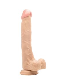 Realistic Cock - 10 Inch - With Scrotum - Skin