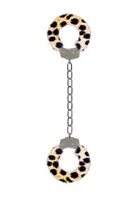 Furry Ankle Cuffs - Cheeta
