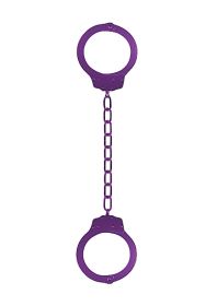 Metal Ankle Cuffs - Purple