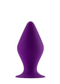 Butt Plug with Suction Cup - Small - Purple