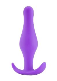 Butt Plug with Handle - Large - Purple