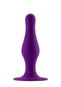 Butt Plug with Suction Cup - Medium - Purple