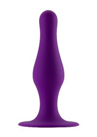 Butt Plug with Suction Cup - Large - Purple