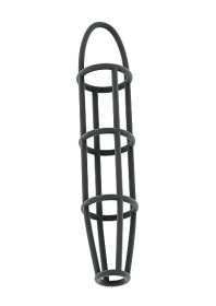 No.30 - Cockcage with ball strap - Grey