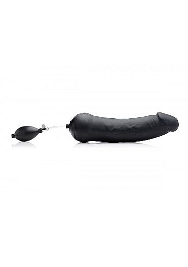 Tom of Finland Toms Inflatable Silicone Dildo - Black