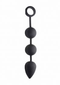 Tom of Finland Weighted Anal Ball Beads - Black